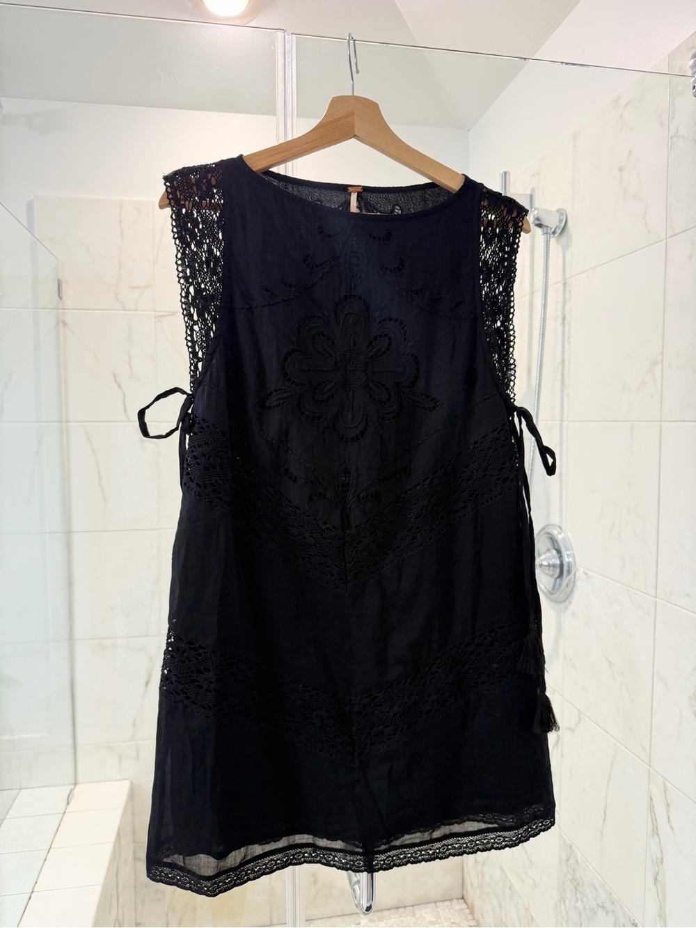 Free People Winifred Black Lace Dress